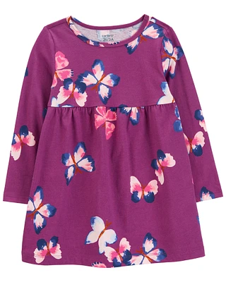 Toddler Butterfly Jersey Dress