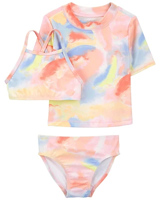 Baby Tie-Dye 3-Piece Rashguard Set