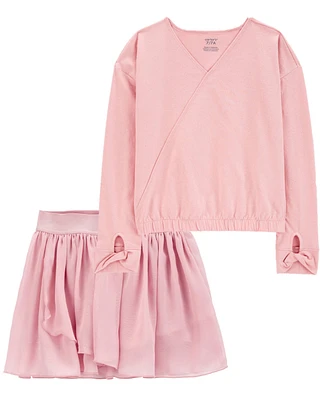 Kid 2-Piece Active Top & Skort Set