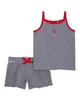 Baby 2-Piece Striped Tank & Short Set