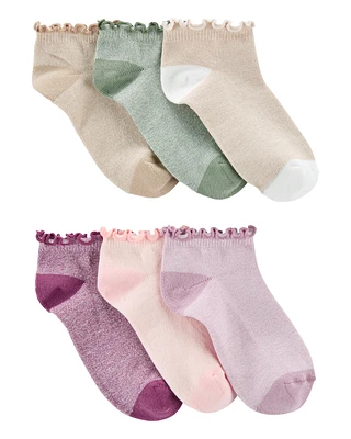 Kid 6-Pack No-Show Socks