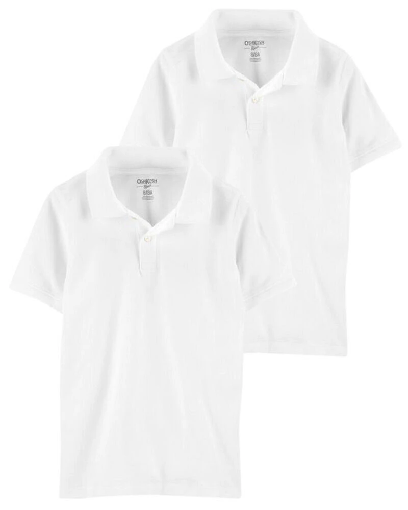 Kid -Pack Pique Cotton Uniform Polos