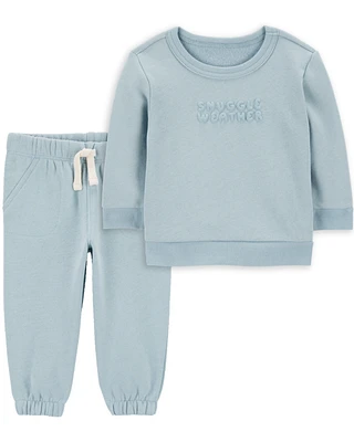 Baby 2-Piece Snuggle Weather Fleece Pullover & Pants Set