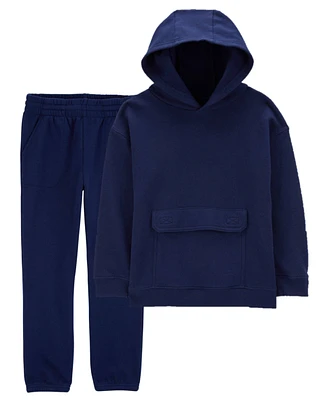 Kid 2-Piece Fleece Hoodie & Pants Set