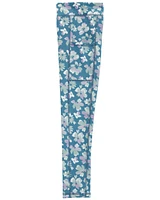 Kid Floral Active Leggings