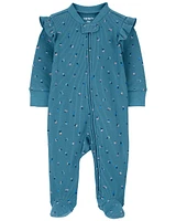 Baby 2-Pack 2-Way Zip Thermal Textured Sleep & Play Pajamas