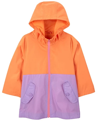 Toddler Colorblock Rain Jacket