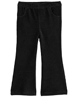 Toddler Pull-On Velour Flare Pants