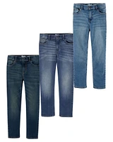 Kid 3-Pack Multi-Wash Straight-Leg Jeans Set