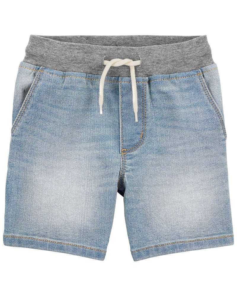 Toddler Pull-On Denim Shorts