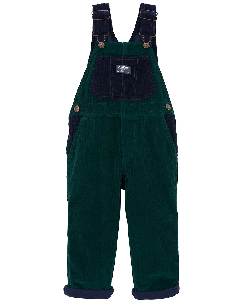 Toddler Soft Corduroy Overalls