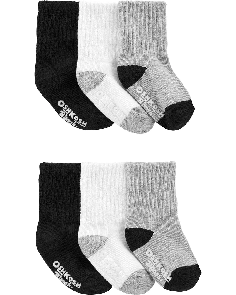 Baby 6-Pack Basic Crew Socks