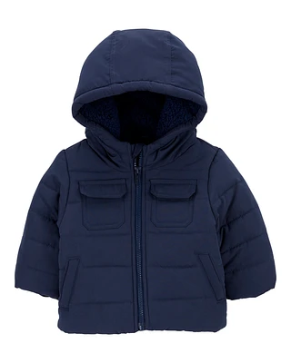 Baby Zip-Up Hooded Puffer