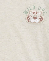 Toddler Wild One Graphic Tee - Cream
