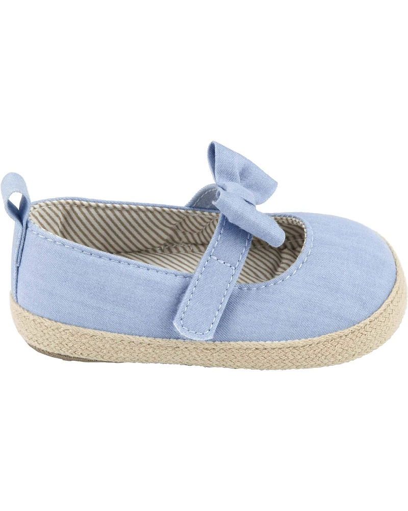 Chambray Mary Janes