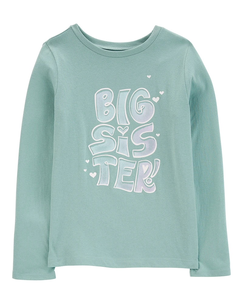 Kid Big Sister Long-Sleeve Graphic Tee