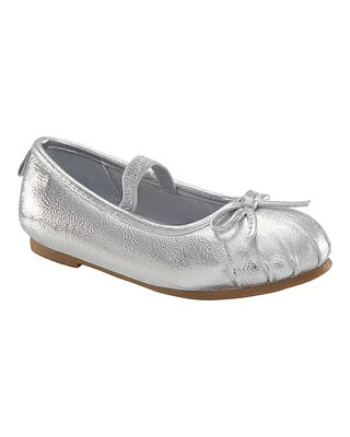 Toddler Ballet Slippers - Silver