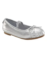 Toddler Ballet Slippers - Silver