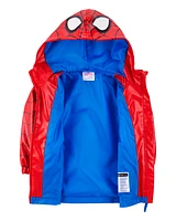 Toddler Spider-Man Rain Jacket - Red