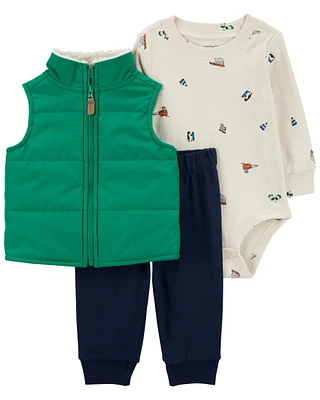 3-Piece Little Vest Set