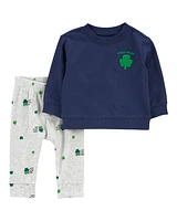 Baby 2-Piece St. Patrick's Day Top & Pant Set