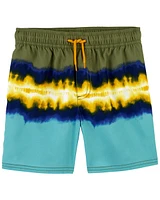 Tie-Dye Swim Trunks