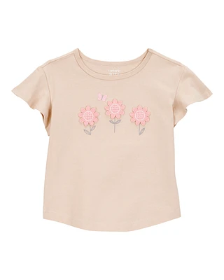 Toddler Floral Short-Sleeve Tee