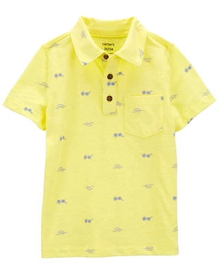 Toddler Sunglasses Print Polo Shirt