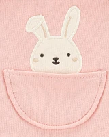 Baby 2-Piece Bunny Bodysuit & Jumper Set - Pink