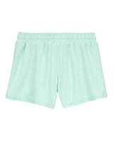 Kid Silky Swift Shorts - Turquoise