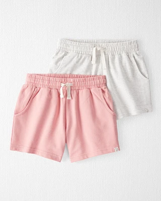 Kid 2-Pack Organic Cotton Shorts