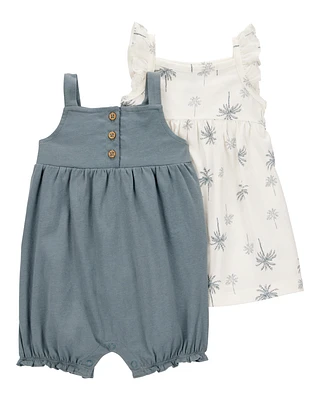 Baby 2-Piece Dress & Romper Set