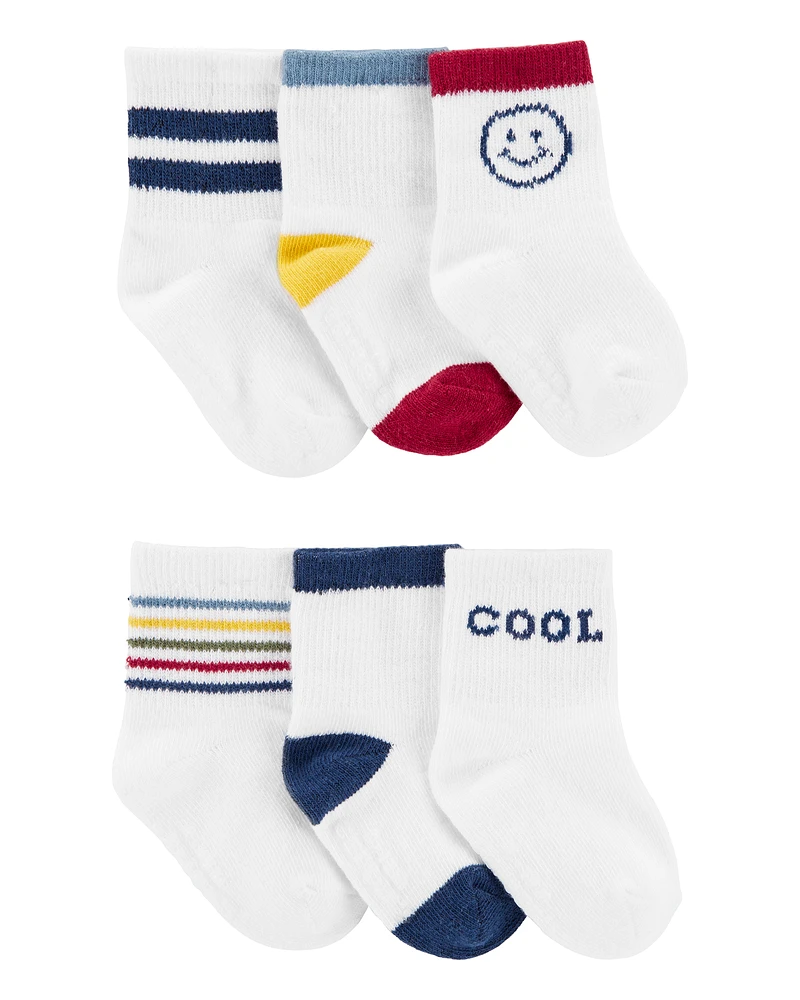 Baby 6-Pack Crew Socks