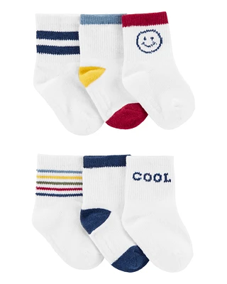 Baby 6-Pack Crew Socks