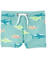 2-Piece Shark Rashguard Swim Set