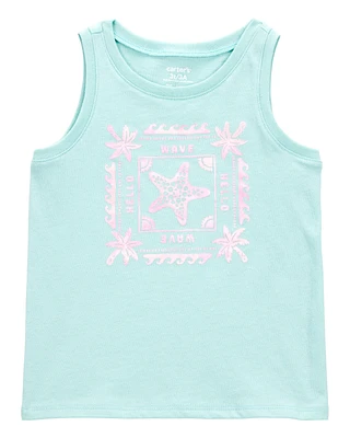 Toddler Turtle Vintage Muscle Tank
