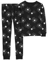 2-Piece New Years 100% Snug Fit Cotton Pyjamas