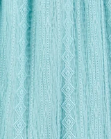 Kid Tiered Textured Midi Dress