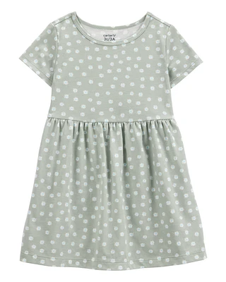 Toddler Floral Short-Sleeve Dress