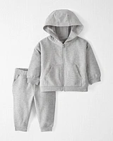 Baby Organic Cotton Essentials Set Heather Grey