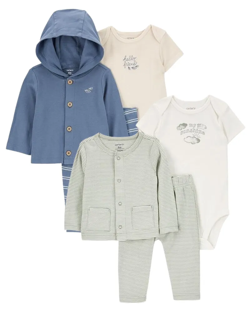 Carters Oshkosh Baby 6-Pack Cardigan Set