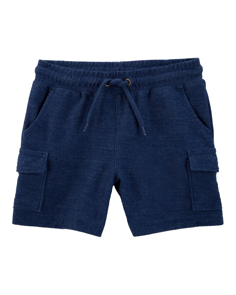 Toddler Cotton Shorts - Navy