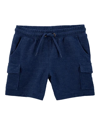 Toddler Cotton Shorts - Navy