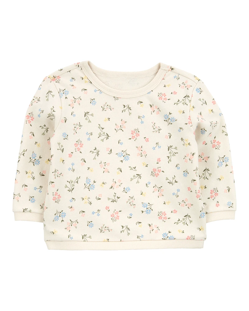 Baby Floral French Terry Pullover