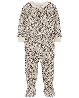 Baby 1-Piece Floral Thermal Footie Pajamas