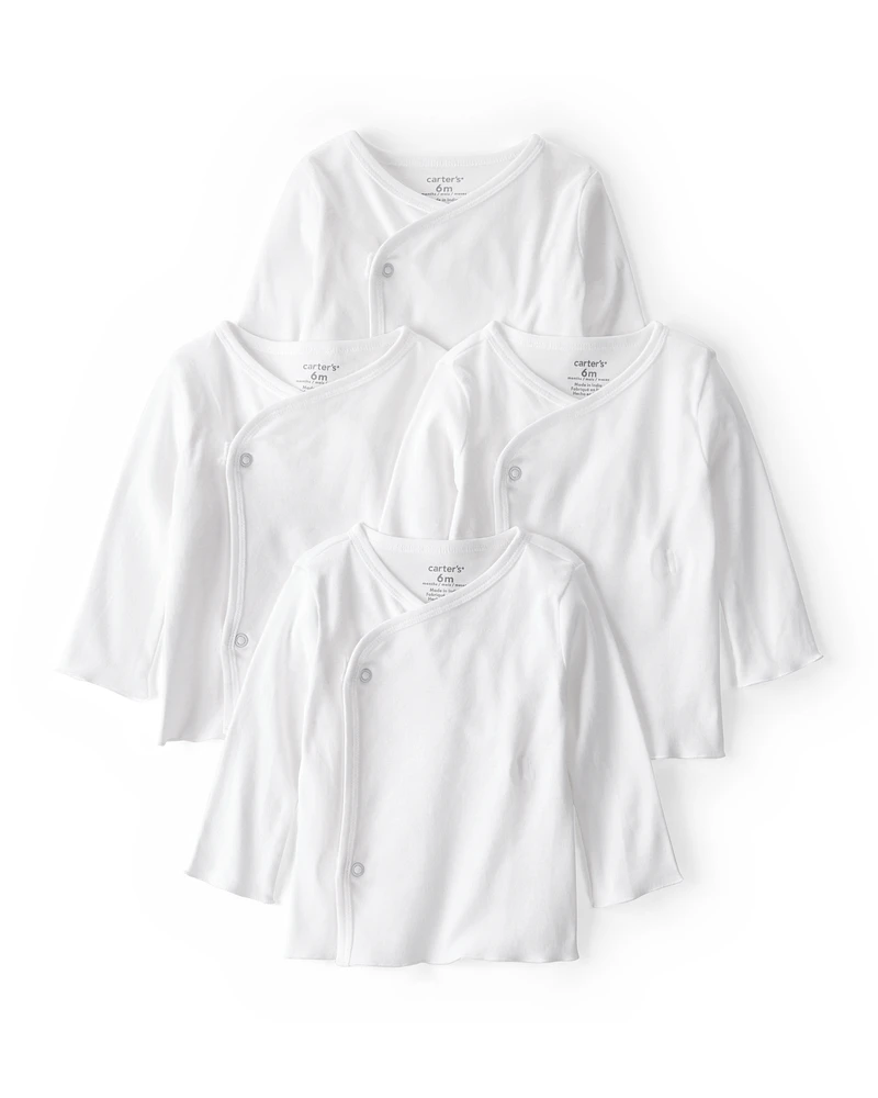Baby 4-Pack Side-Snap Tees