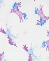 Kid 2-Piece Fuzzy Velboa Unicorn Pyjamas