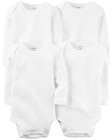 Baby 4-Pack Long-Sleeve Original Bodysuits