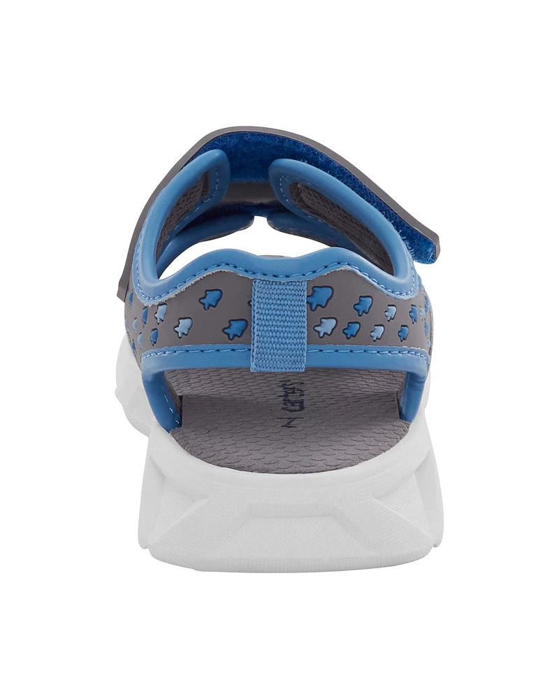 Toddler Shark Light-Up Sandals