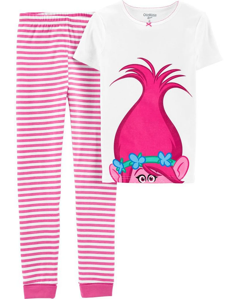 Kid 2-Piece Trolls™100% Snug Fit Cotton Pyjamas